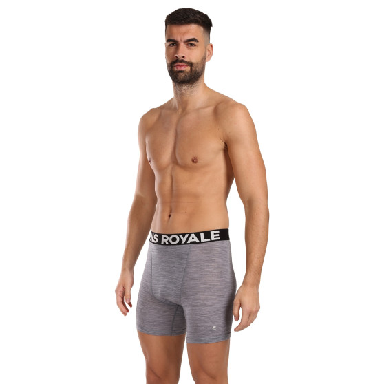 Herenboxershort Mons Royale merino grijs (100088-2169-710)