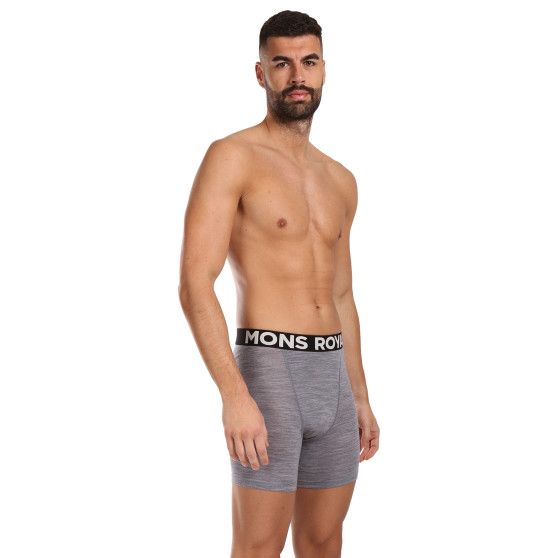 Herenboxershort Mons Royale merino grijs (100088-2169-710)