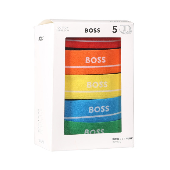 5PACK herenboxershort BOSS zwart (50489616 999)