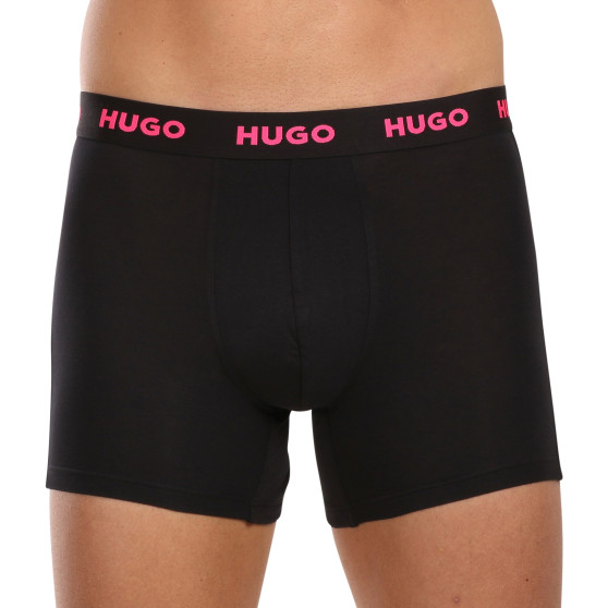 3PACK herenboxershort HUGO zwart (50503079 971)