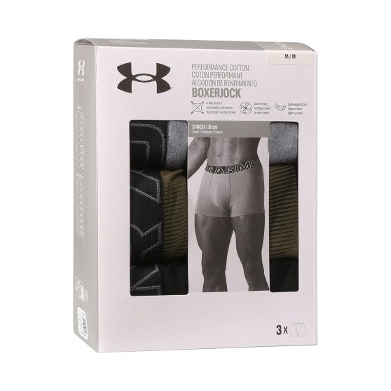 3PACK herenboxershort Under Armour veelkleurig (1383892 390)