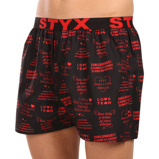 Herenboxershorts Styx kunst sport rubber valentijnsdag lyrics (B1757)