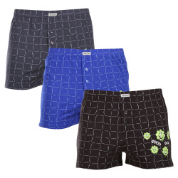 3PACK Herenboxershort Andrie veelkleurig (PS 5801)