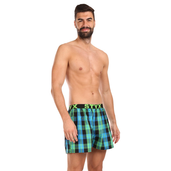 Herenboxershort Styx sport elastisch meerkleurig (B1038)