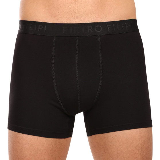 3PACK herenboxershort Pietro Filipi zwart (3BCL001)