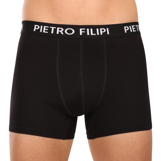 3PACK herenboxershort Pietro Filipi zwart (3BCL002)