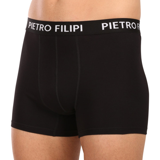 3PACK herenboxershort Pietro Filipi zwart (3BCL002)