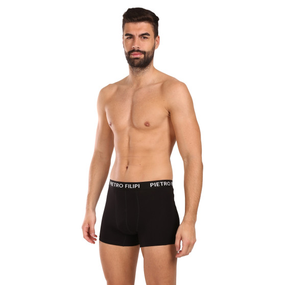 3PACK herenboxershort Pietro Filipi zwart (3BCL002)