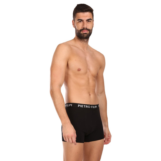 3PACK herenboxershort Pietro Filipi zwart (3BCL002)