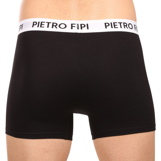 3PACK herenboxershort Pietro Filipi zwart (3BCL003)