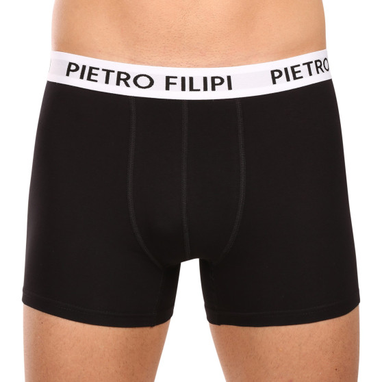 3PACK herenboxershort Pietro Filipi zwart (3BCL003)