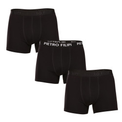 3PACK herenboxershort Pietro Filipi zwart (3BCL005)