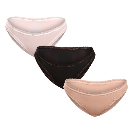 3PACK Dames slip Calvin Klein veelkleurig (QD3804E-FIY)