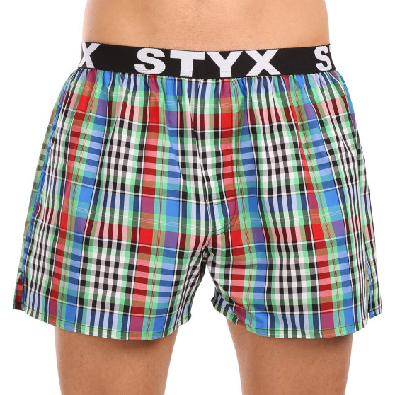 3PACK Herenboxershort Styx sport elastisch meerkleurig (3B103436)