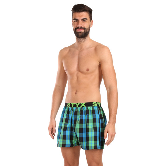 3PACK Herenboxershort Styx sport elastisch meerkleurig (3B103840)