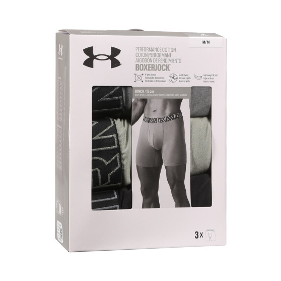 3PACK herenboxershort Under Armour veelkleurig (1383889 709)