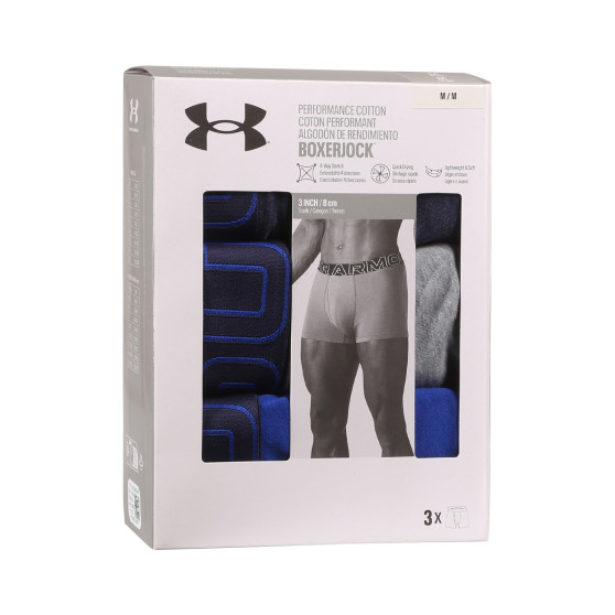 3PACK herenboxershort Under Armour veelkleurig (1383891 410)