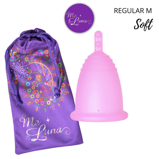 Menstruatiecup Me Luna Soft M met steel roze (MELU019)