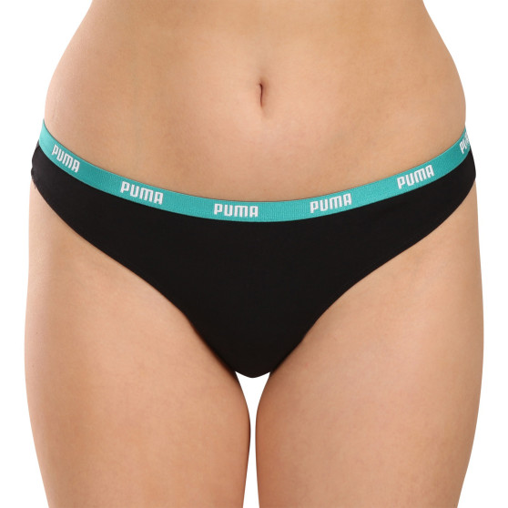 3PACK dames string Puma zwart (503008001 005)