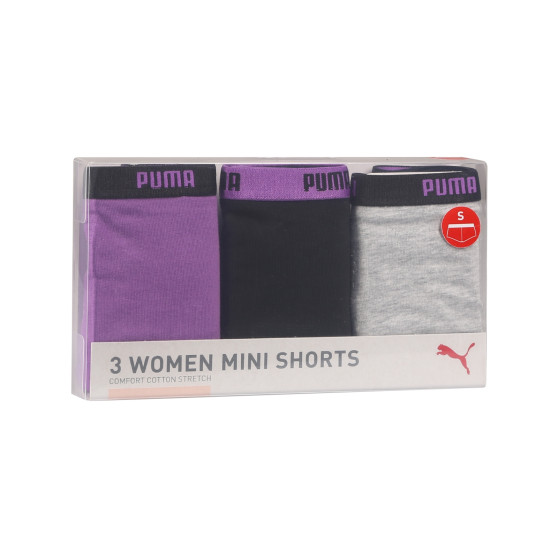 3PACK Dames slip Puma veelkleurig (503006001 004)