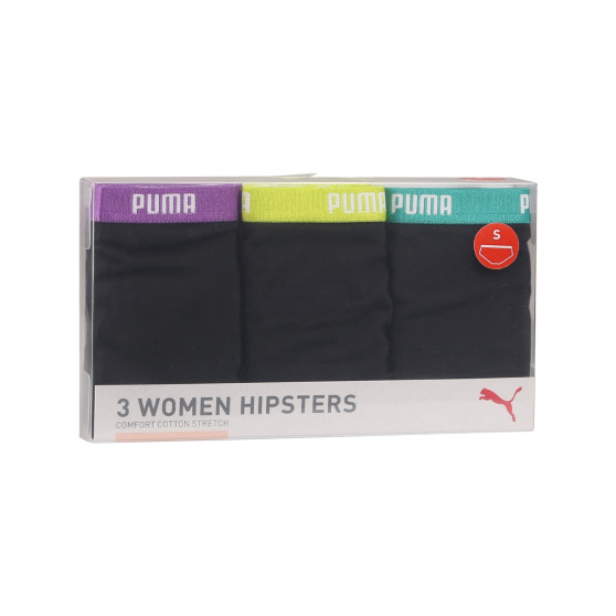 3PACK Dames slip Puma zwart (503007001 005)