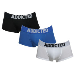 3PACK herenboxershort Addicted veelkleurig (AD421P-3COL)