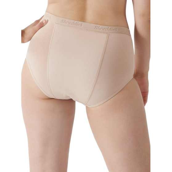 Shreddies Functionele damesslip tegen winderigheid Hi-Waist Beige (SHRED102B)