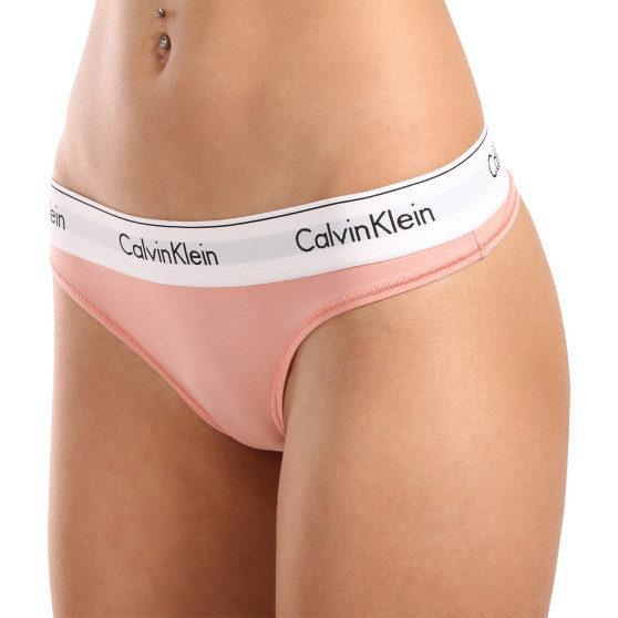 Dames string Calvin Klein roze (F3786E-LWG)