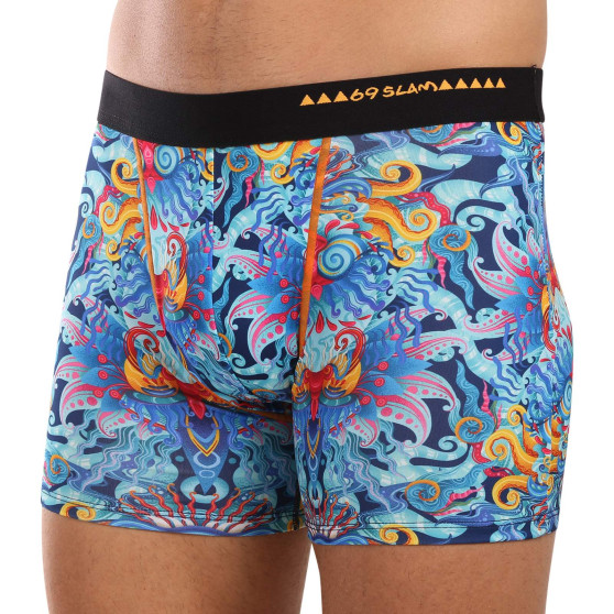 69SLAM Herenboxershort BLUE HABITAT (MBYBUH-PO)