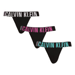 3PACK herensokken Calvin Klein zwart (NB3606A-LXR)