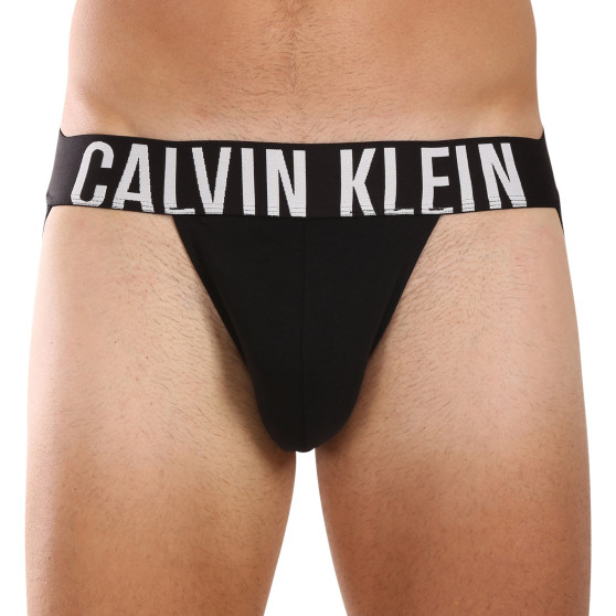 3PACK herensokken Calvin Klein zwart (NB3606A-LXR)