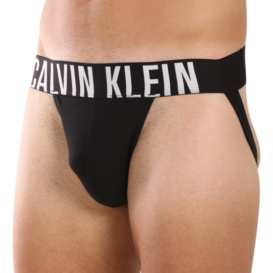 3PACK herensokken Calvin Klein zwart (NB3606A-LXR)