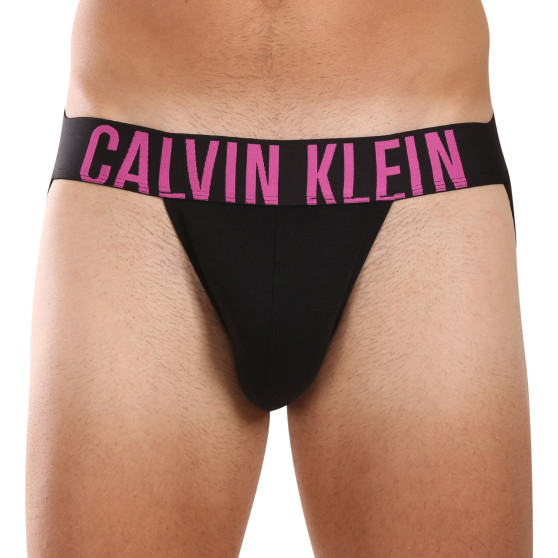 3PACK herensokken Calvin Klein zwart (NB3606A-LXR)