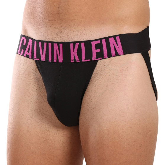 3PACK herensokken Calvin Klein zwart (NB3606A-LXR)