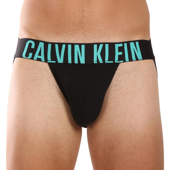 3PACK herensokken Calvin Klein zwart (NB3606A-LXR)