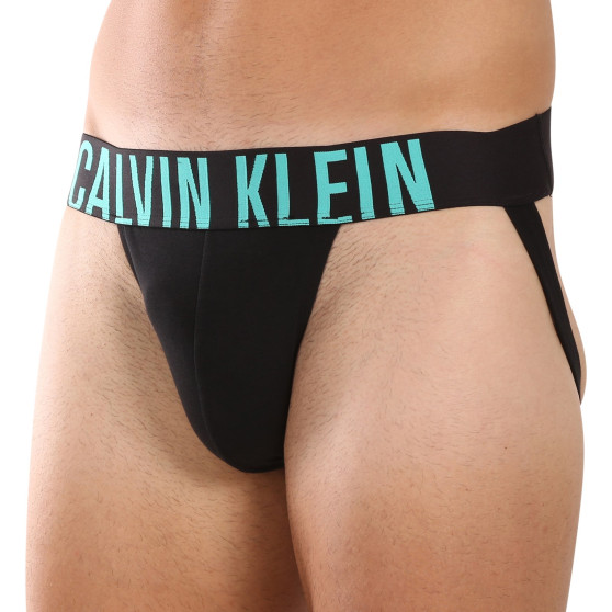 3PACK herensokken Calvin Klein zwart (NB3606A-LXR)