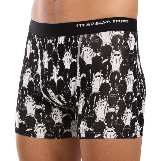 69SLAM Herenboxershorts pasvorm bamboe GHOST (MPBGHS-BB)