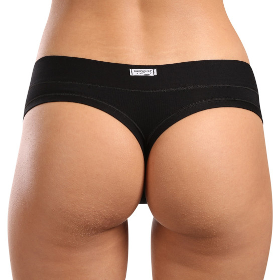 Dames string Lovelygirl zwart (3678-black)