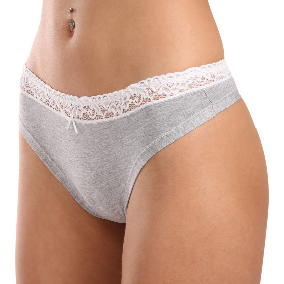 Dames string Lovelygirl grijs (8307-grey)