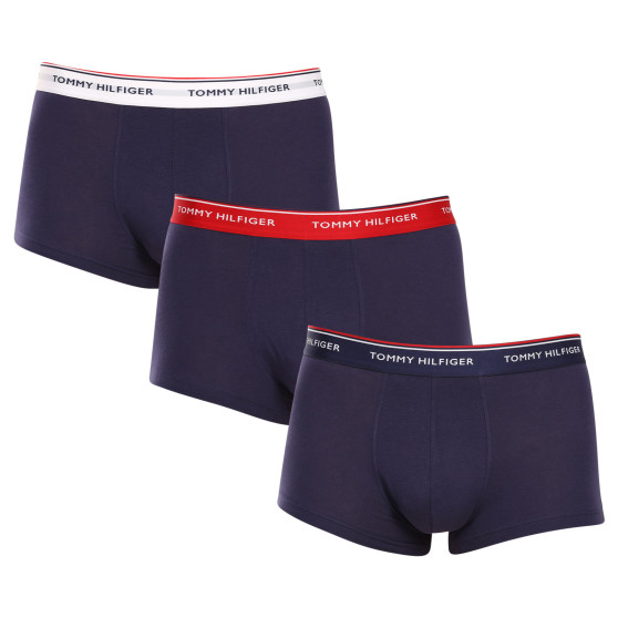 3PACK Tommy Hilfiger herenboxershort oversized donkerblauw (1U87905252 05G)