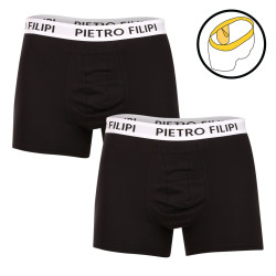 2PACK Pietro Filipi herenboxershort ballenhouder zwart (2BCL003)