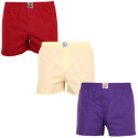 3PACK Herenboxershort Dedoles veelkleurig (LB10001748)