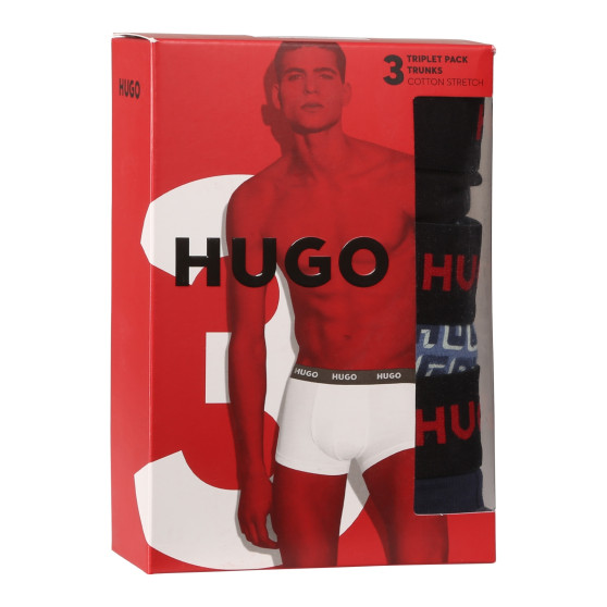 3PACK herenboxershort HUGO veelkleurig (50517894 975)