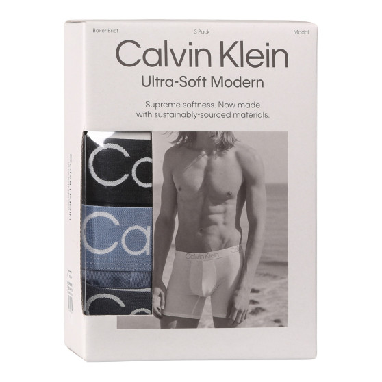 3PACK herenboxershort Calvin Klein veelkleurig (NB3188A-PU5)