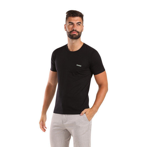 3PACK heren t-shirt HUGO zwart (50480088 965)