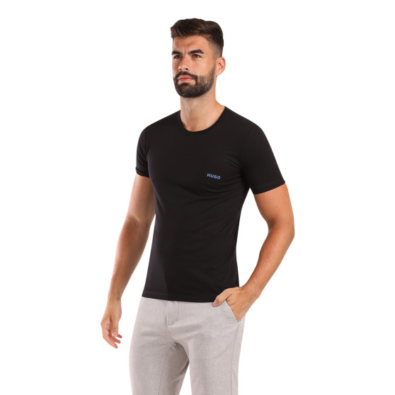 3PACK heren t-shirt HUGO zwart (50480088 965)