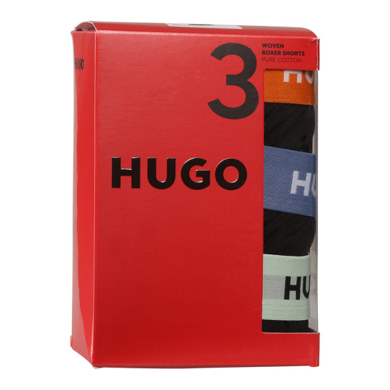 3PACK Herenboxershort HUGO zwart (50518079 961)