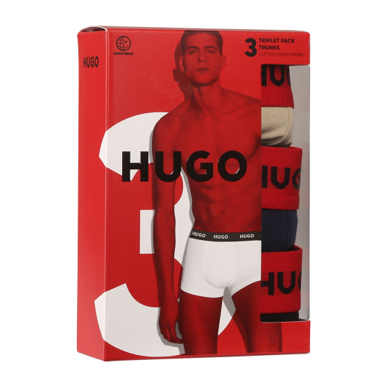 3PACK herenboxershort HUGO veelkleurig (50517878 962)