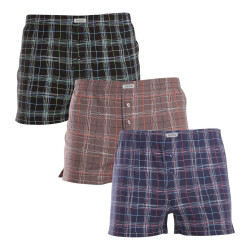 3PACK Herenboxershort Andrie veelkleurig (PS 5806)