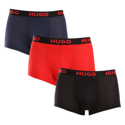 3PACK herenboxershort HUGO veelkleurig (50496723 003)